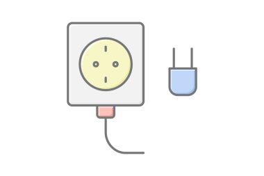 Outlet, vektör, piksel mükemmel, illüstratör dosyası