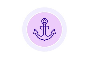 Çapa, vektör, piksel mükemmel, illüstratör dosyası