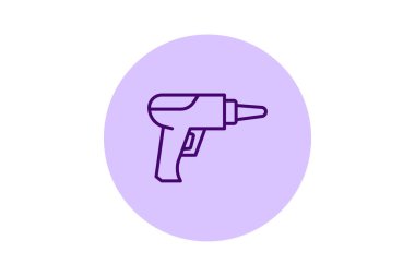 Isı Silahı, vektör, piksel mükemmel, illüstratör dosyası