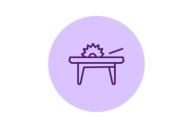 Tablo Testere, vektör, piksel mükemmel, illüstratör dosyası