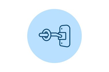 Latch, vektör, piksel mükemmel, illüstratör dosyası