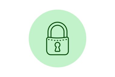 Asma kilit, vektör, piksel mükemmel, resimleyici dosyası