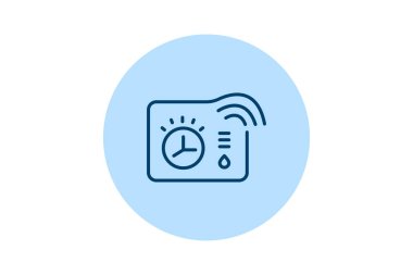 Termostat, vektör, piksel mükemmel, çizer dosyası