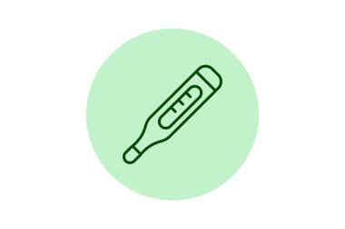 Termometre, vektör, piksel mükemmel, çizer dosyası