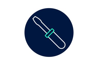 Tornavida, vektör, piksel mükemmel, çizer dosyası