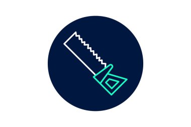 Testere, vektör, piksel mükemmel, illüstratör dosyası