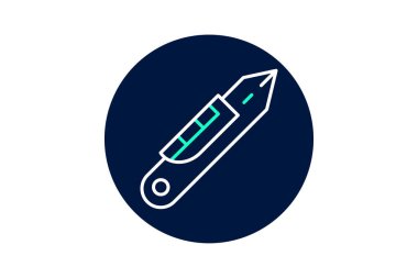 Kutu Kesici, vektör, piksel mükemmel, illüstratör dosyası