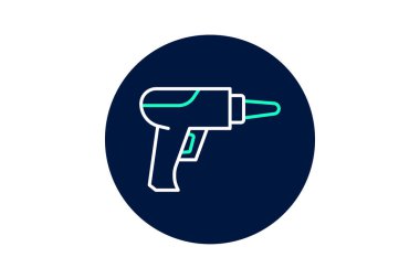 Isı Silahı, vektör, piksel mükemmel, illüstratör dosyası