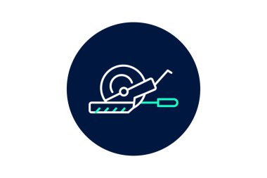 Miter Testere, vektör, piksel mükemmel, illüstratör dosyası