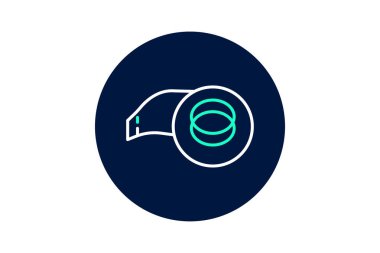 Koli bandı, vektör, piksel mükemmel, illüstratör dosyası