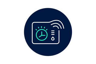 Termostat, vektör, piksel mükemmel, çizer dosyası