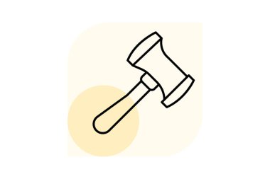 Balyoz, vektör, piksel mükemmel, illüstratör dosyası