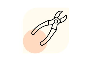 Kablo kesici, vektör, piksel mükemmel, illüstratör dosyası