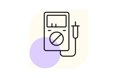 Çoklu metre, vektör, piksel mükemmel, illüstratör dosyası