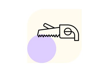 Bant Testere, vektör, piksel mükemmel, illüstratör dosyası