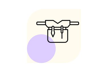 Araç Kemeri, vektör, piksel mükemmel, illüstratör dosyası