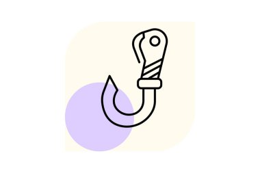 Kanca, vektör, piksel mükemmel, illüstratör dosyası