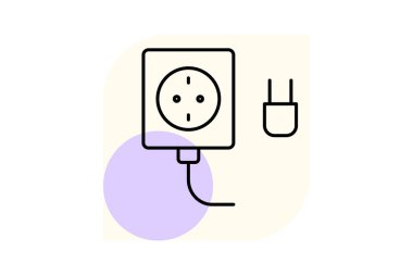 Outlet, vektör, piksel mükemmel, illüstratör dosyası