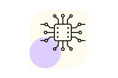 Pcb tahtası, vektör, piksel mükemmel, illüstratör dosyası