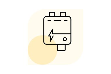 Çevirici, vektör, piksel mükemmel, illüstratör dosyası