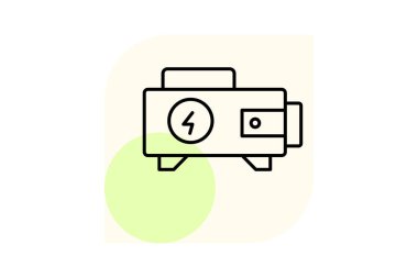 Jeneratör, vektör, piksel mükemmel, çizer dosyası