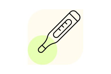 Termometre, vektör, piksel mükemmel, çizer dosyası