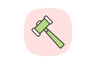 Tokmak, vektör, piksel mükemmel, illüstratör dosyası