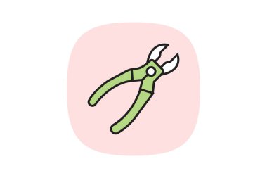 Kablo kesici, vektör, piksel mükemmel, illüstratör dosyası