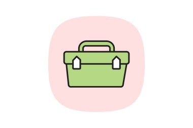 Araç kutusu, vektör, piksel mükemmel, illüstratör dosyası