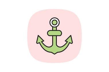 Çapa, vektör, piksel mükemmel, illüstratör dosyası