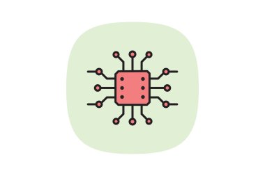 Pcb tahtası, vektör, piksel mükemmel, illüstratör dosyası