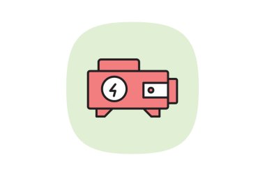 Jeneratör, vektör, piksel mükemmel, çizer dosyası