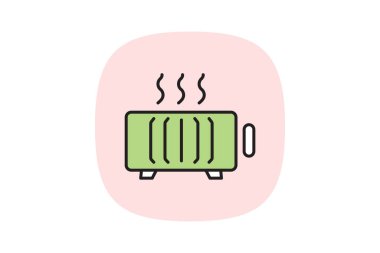 Radyatör, vektör, piksel mükemmel, illüstratör dosyası