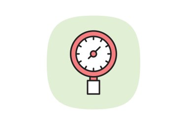 Basınç göstergesi, vektör, piksel mükemmel, illüstratör dosyası