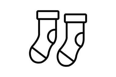 Çorap Satıcısı, vektör, piksel mükemmel, illüstratör dosyası