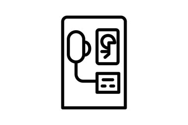 Kulaklık dağıtıcısı, vektör, piksel mükemmel, illüstratör dosyası