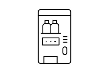 Süt Satıcısı, vektör, piksel mükemmel, illüstratör dosyası