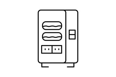 Sandviç Satıcısı, vektör, piksel mükemmel, illüstratör dosyası