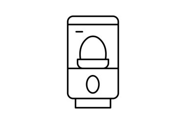 Yumurta dağıtıcısı, vektör, piksel mükemmel, illüstratör dosyası