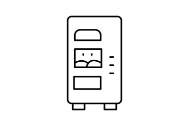 Ekmek Satıcısı, vektör, piksel mükemmel, illüstratör dosyası