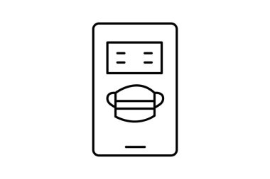 Yüz Maskesi Satış, vektör, piksel mükemmel, illüstratör dosyası