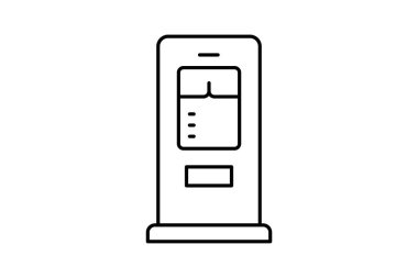 Otomatik satış makinesi, vektör, piksel mükemmel, illüstratör dosyası