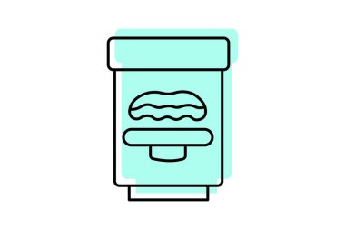 Hot Dog Satış, vektör, piksel mükemmel, illüstratör dosyası