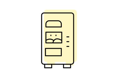 Ekmek Satıcısı, vektör, piksel mükemmel, illüstratör dosyası