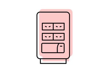 Pasta dağıtıcısı, vektör, piksel mükemmel, illüstratör dosyası