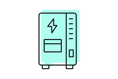 Enerji İçeceği Satıcısı, vektör, piksel mükemmel, illüstratör dosyası