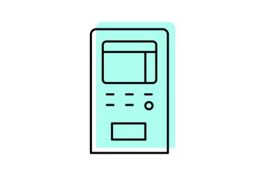 Bilet Satış, vektör, piksel mükemmel, illüstratör dosyası