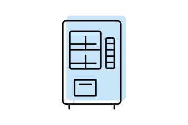 Dergi Otomatı, vektör, piksel mükemmel, illüstratör dosyası