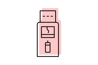 Usb Satış, vektör, piksel mükemmel, illüstratör dosyası