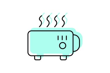 Isıtma sistemi, vektör, piksel mükemmel, illüstratör dosyası